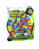 Juego de dardos y pelotas de velcro con diana