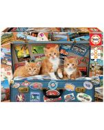 Educa puzzle 200 gatitos viajeros