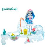 Muñeca Enchantimals vamos de pesca en el hielo
