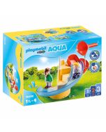 Playmobil 1.2.3 tobogán acuático