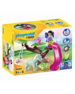 Playmobil 1.2.3 parque infantil hada