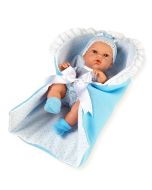 Muñeca Elegance 33 cm Natal azul con nana