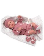 Muñeca Reborn Mia 45 cm con saco de dormir