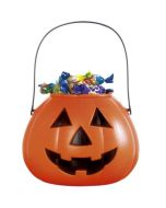 Calabaza porta caramelos Halloween