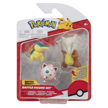 Pokemon multipack Cyndaquil, Jiggypuff, Marowak