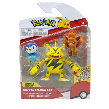 Pokemon multipack Piplup, Electrabuzz, Vulpix