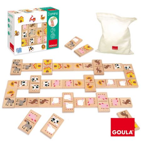 Dominó madera la granja