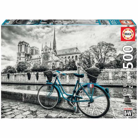 Educa puzzle 500 bicicleta cerca de Notre Dame