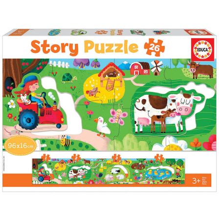 Educa la granja Story puzzle