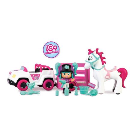 Pinypon Let's Go! Remolque Pony