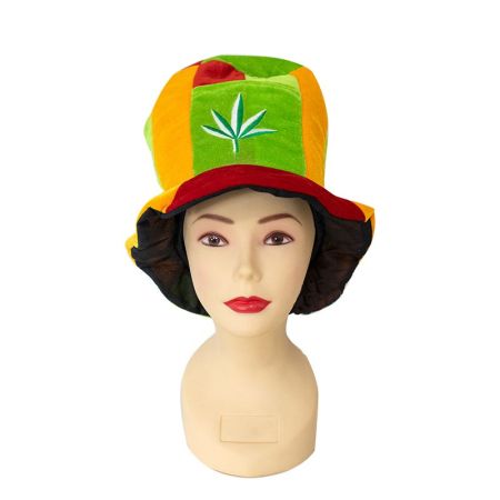 Sombrero Fantasy Naranja, verde y rojo