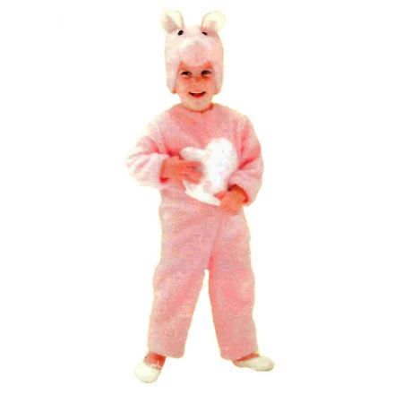 Disfraz peluche rosa infantil