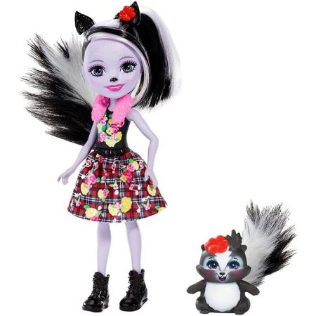 Muñeca Enchantimals Skunk y Caper