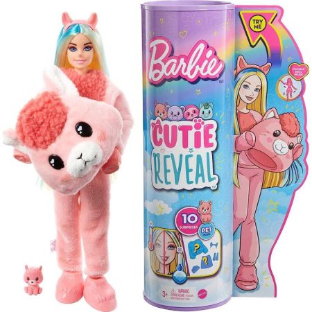 Barbie Cutie Reveal fantasía muñeca llama