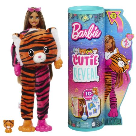 Muñeca Barbie Cutie Reveal tigre