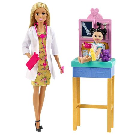 Muñeca Barbie pediatra rubia