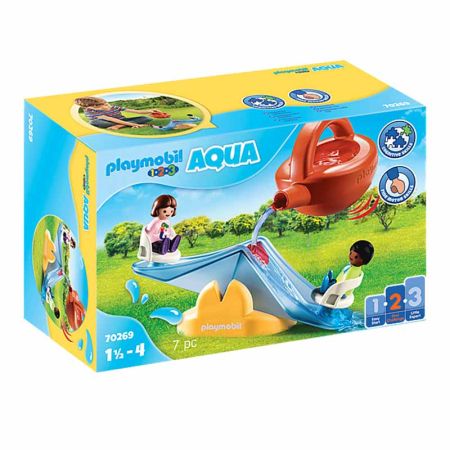 Playmobil 1.2.3 balancín acuático con regadera