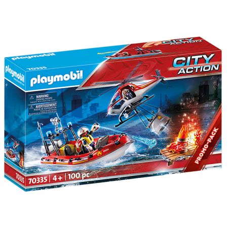 Playmobil City Action misión rescate de bomberos