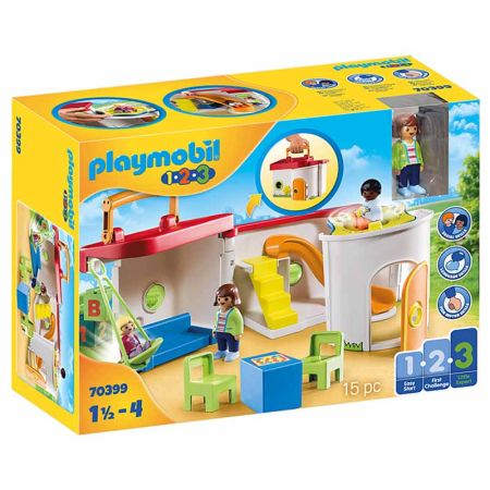 Playmobil 1.2.3 guardería maletín
