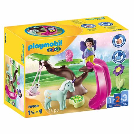 Playmobil 1.2.3 parque infantil hada