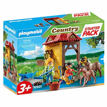 Playmobil starter pack granja de caballos