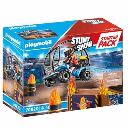 Playmobil starter pack Stuntshow quad rampa fuego