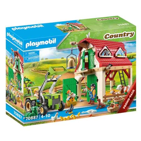 Playmobil Country Granja con cría de animales