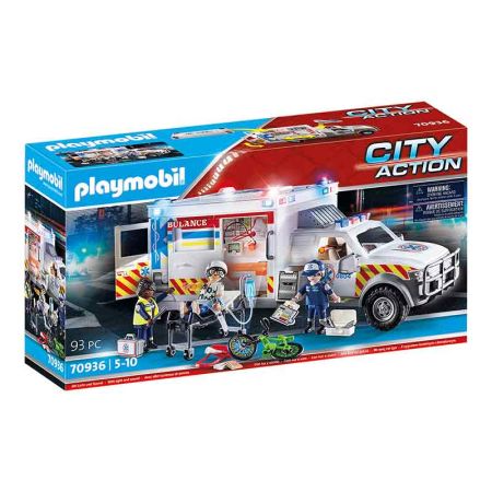 Playmobil City Action ambulancia de rescate US