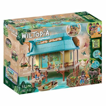 Playmobil Wiltopia centro de cuidados de animales