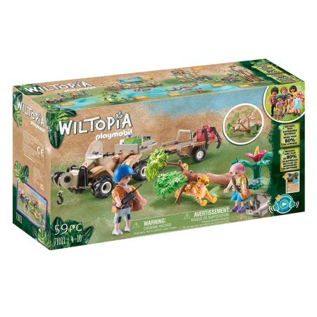 Playmobil Wiltopia quad rescate de animales