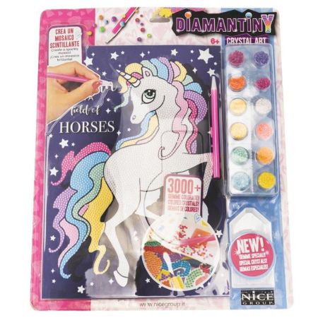 Diamantiny pintar con diamantes unicornio