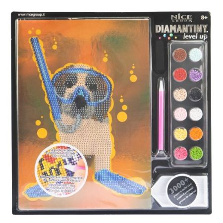 Diamantiny pintar con diamantes perro buceo