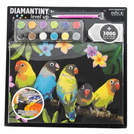Diamantiny pintar con diamantes pájaros