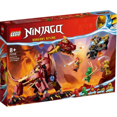 Lego Ninjago dragón de lava transformable Heatwave