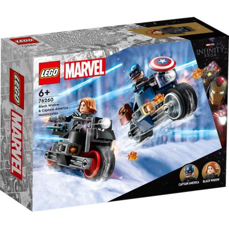 Lego Super Heroes Viuda Negra y Capitán América