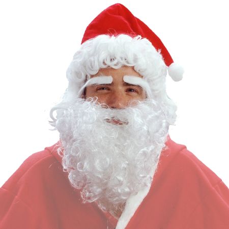 Disfraz Peluca de papá Noel