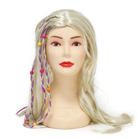 Peluca Hippie Rubia Adulto