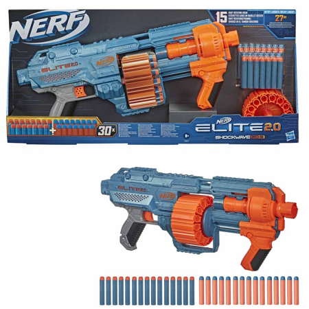 Lanzador Nerf Elite 2.0 Shockwave Rd-15