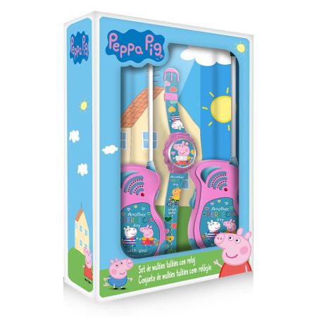 Set reloj y walkie talkie Peppa Pig