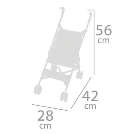 Silla de muñeca plegable rosa