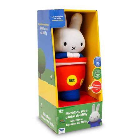 Miffy peluche con micrófono