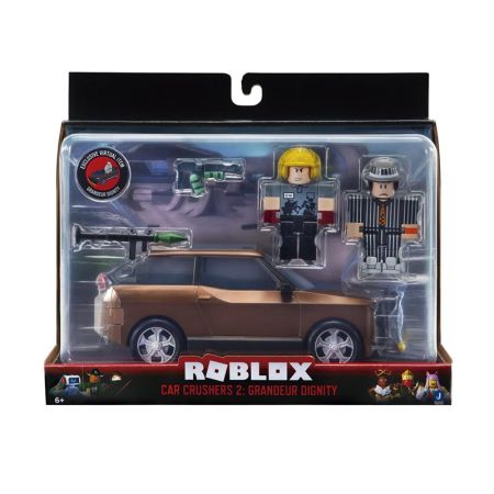 Roblox veículo Car Crusher com 2 figuras*