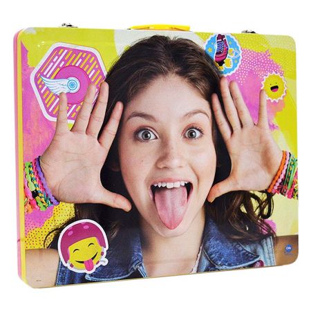 Maletín del artista metálico grande Soy Luna