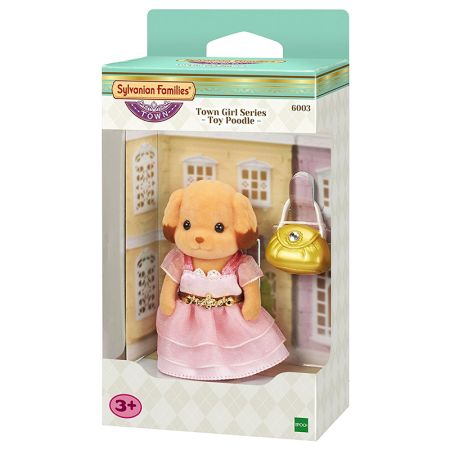 Sylvanian Families Town series Niña Perro Caniche