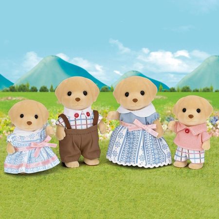 Sylvanian Families - família de perros (labrador)