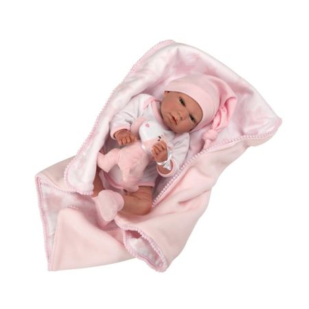 Reborn 40cm Gala c/Manta y Peluche