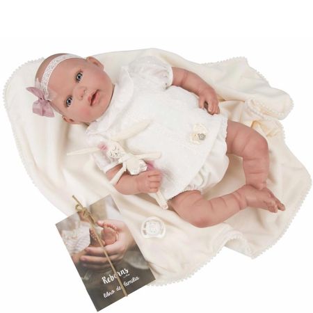Reborn Naroa 45 cm c/Manta y Peluche
