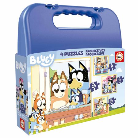 Educa puzzle 2x48 Bluey en maleta